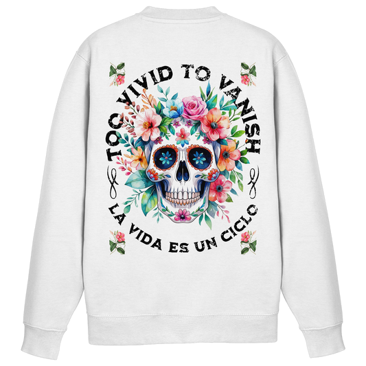 Floral Skull | Organic Sweater
