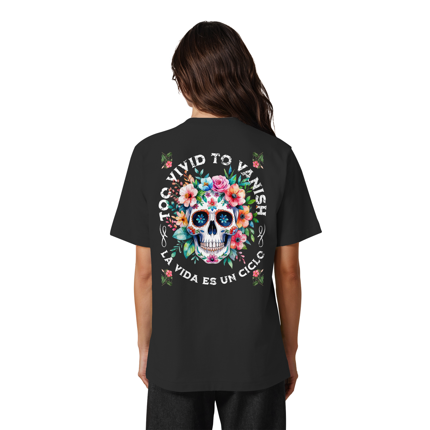Floral Skull | Organic shirt