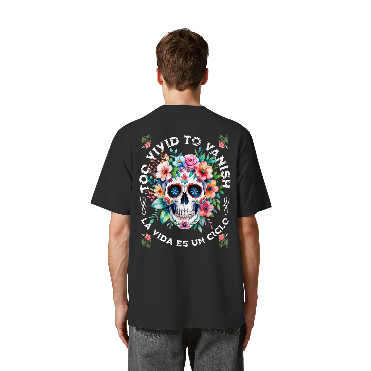 Floral Skull | Organic shirt