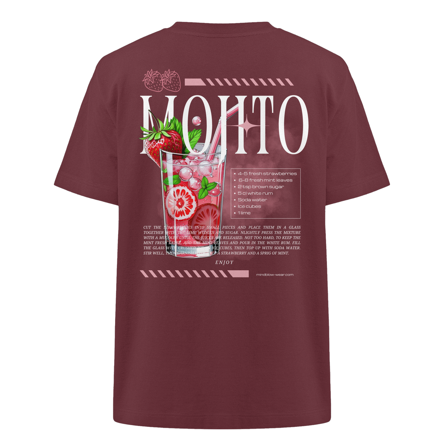 MOJITO STRAWBERRY I Organic Shirt