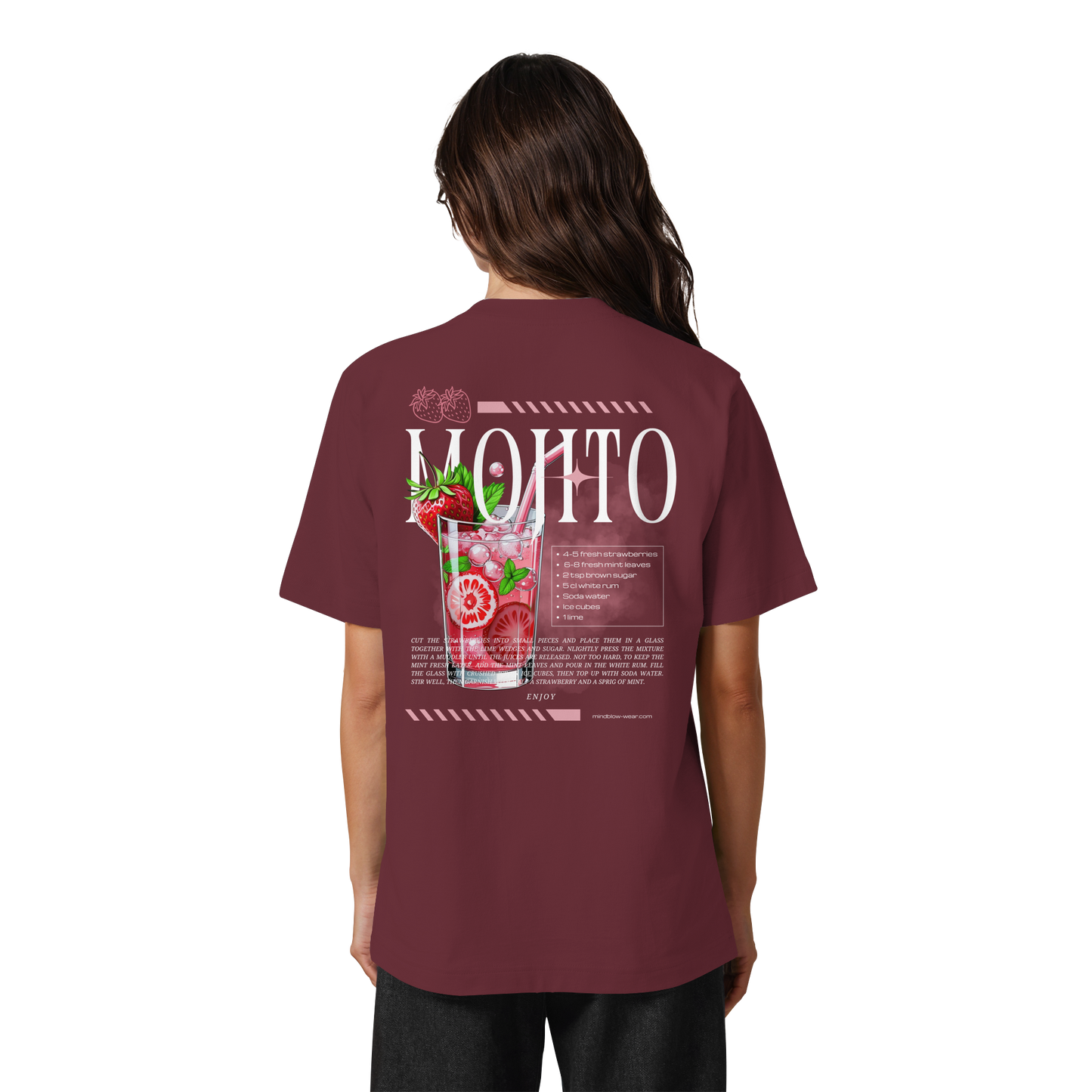 MOJITO STRAWBERRY I Organic Shirt
