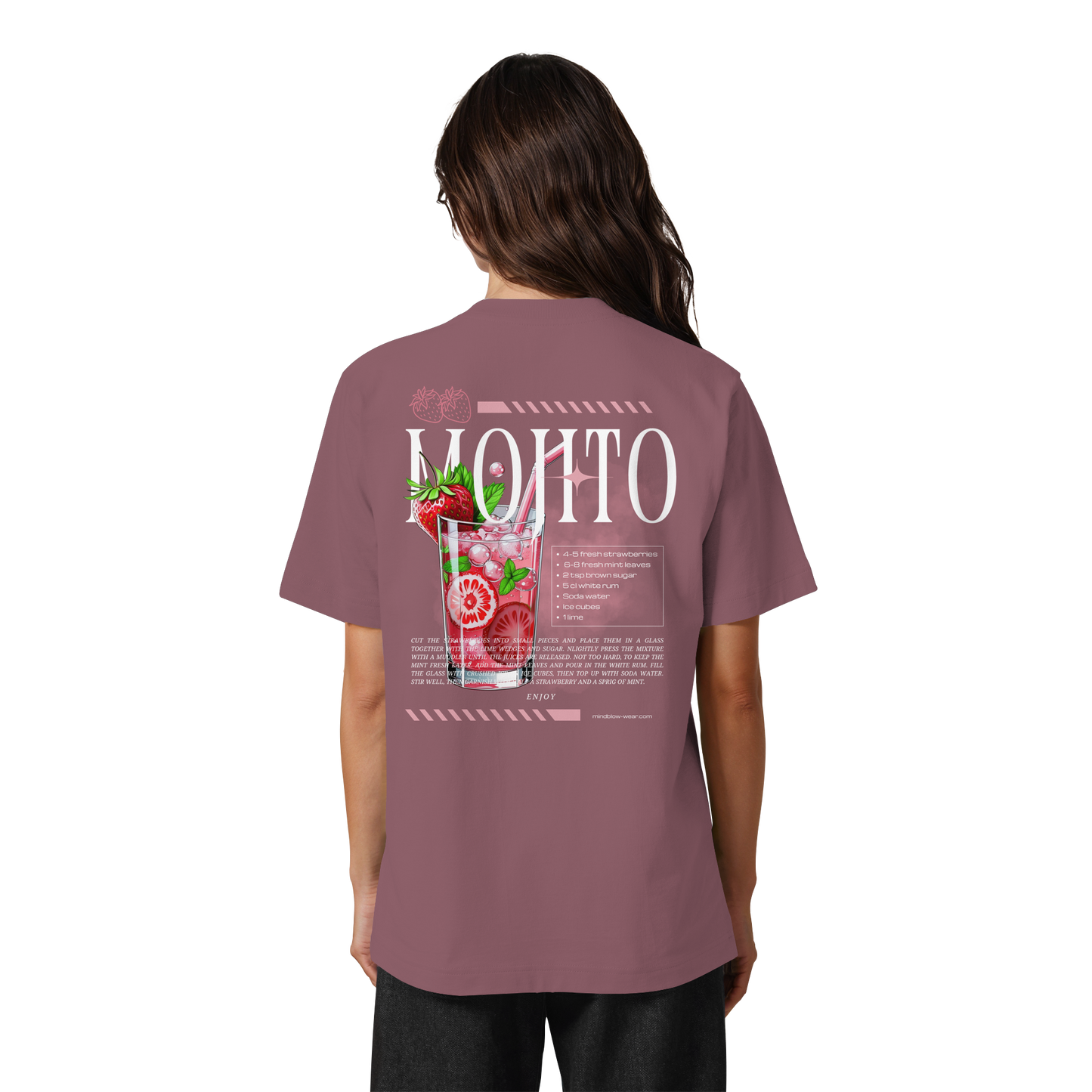 MOJITO STRAWBERRY I Organic Shirt