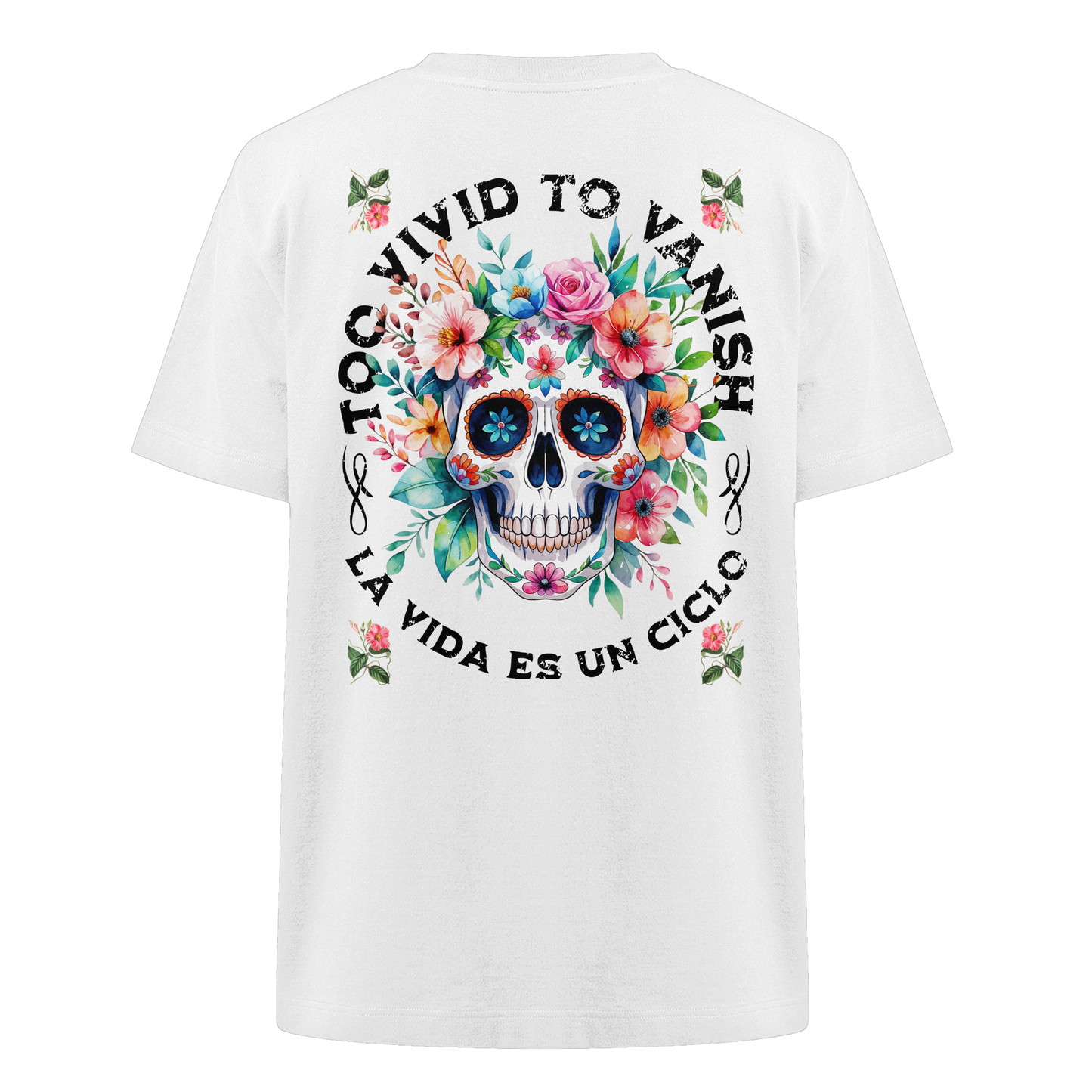 Floral Skull | Organic shirt