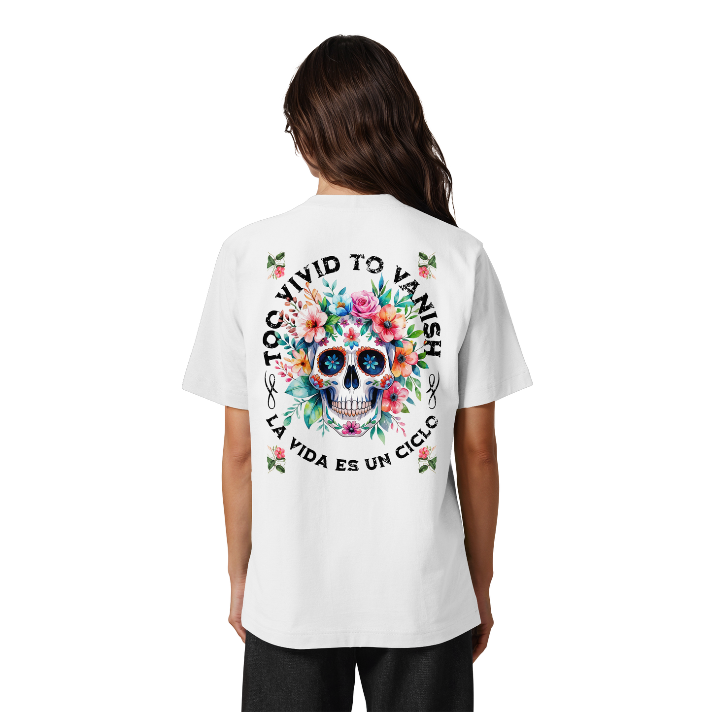 Floral Skull | Organic shirt