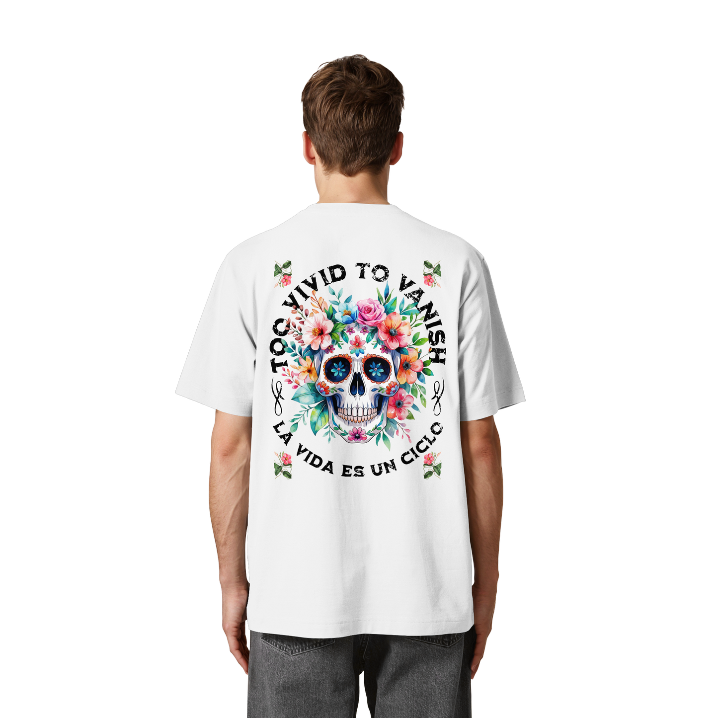 Floral Skull | Organic shirt