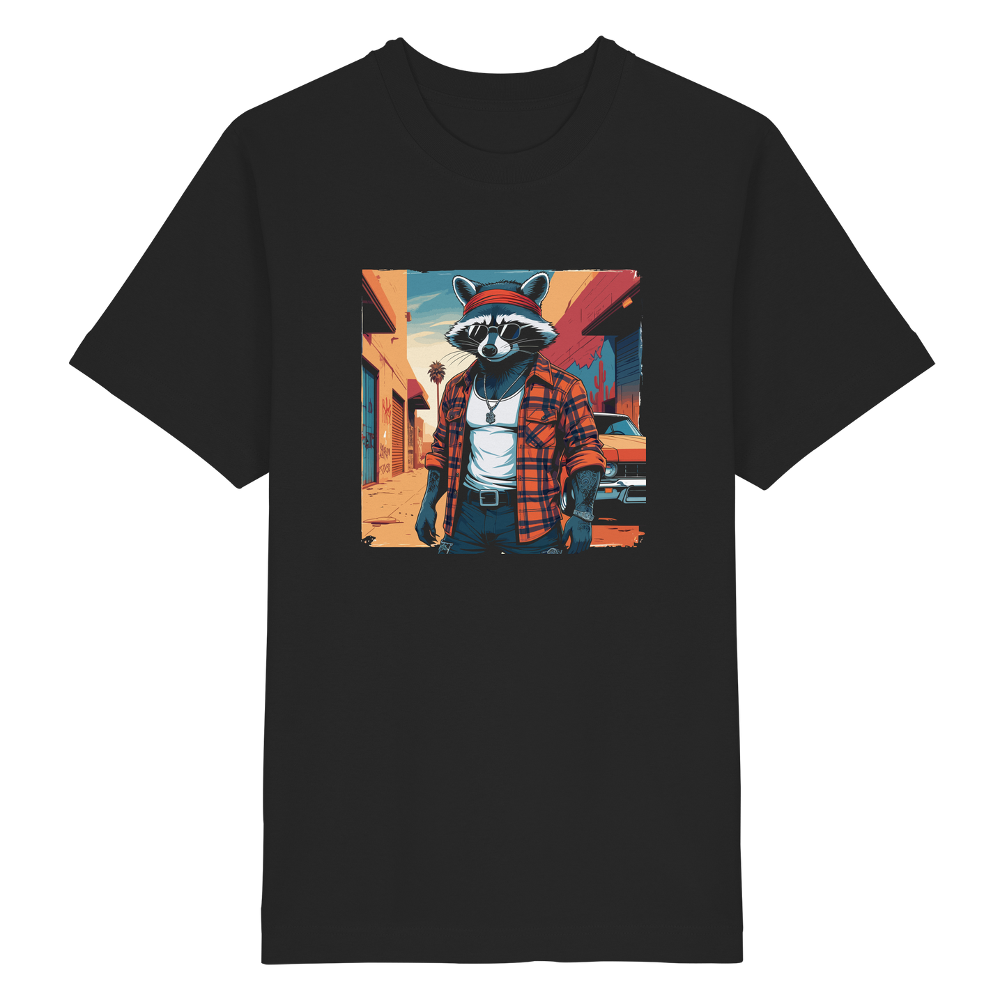 ,,Cool Racoon´´ Waschbär Streetstyle Urban Shirt