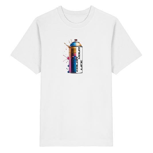 „Color Your Life“ Graffiti Spraydose Streetwear Shirt